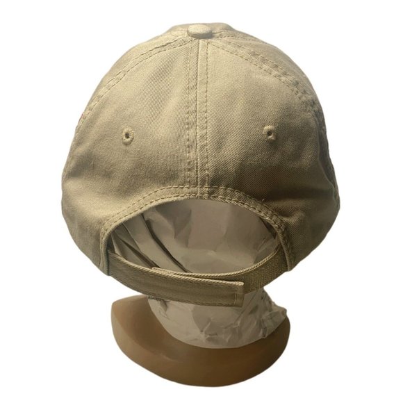 Surf Style Gulf Shore Alabama Beige Logo Strapback Hat,Cap OSFM - Picture 4 of 6